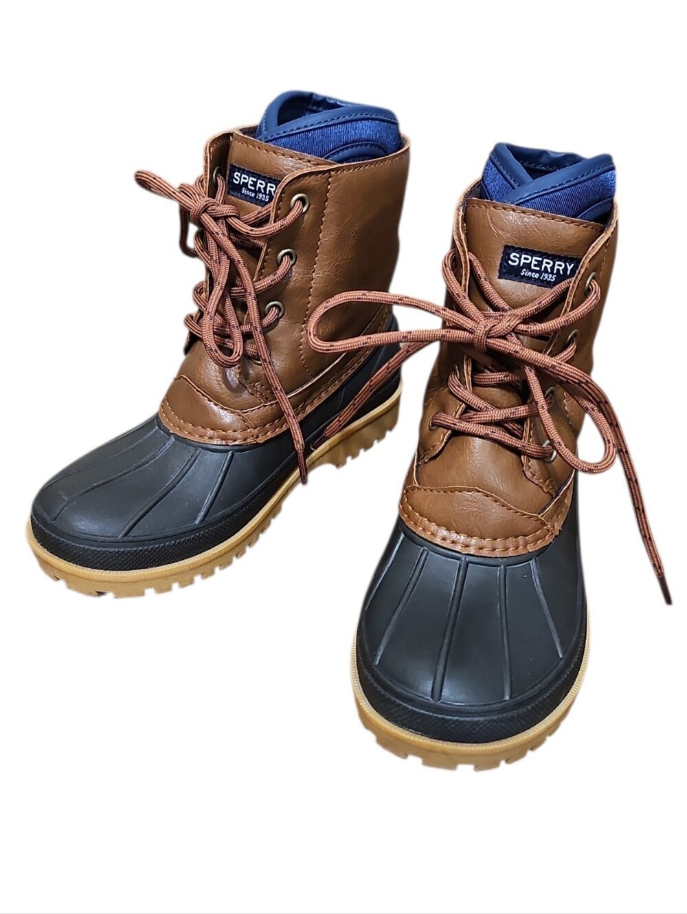 Kids Sperry Duck Ankle Boots